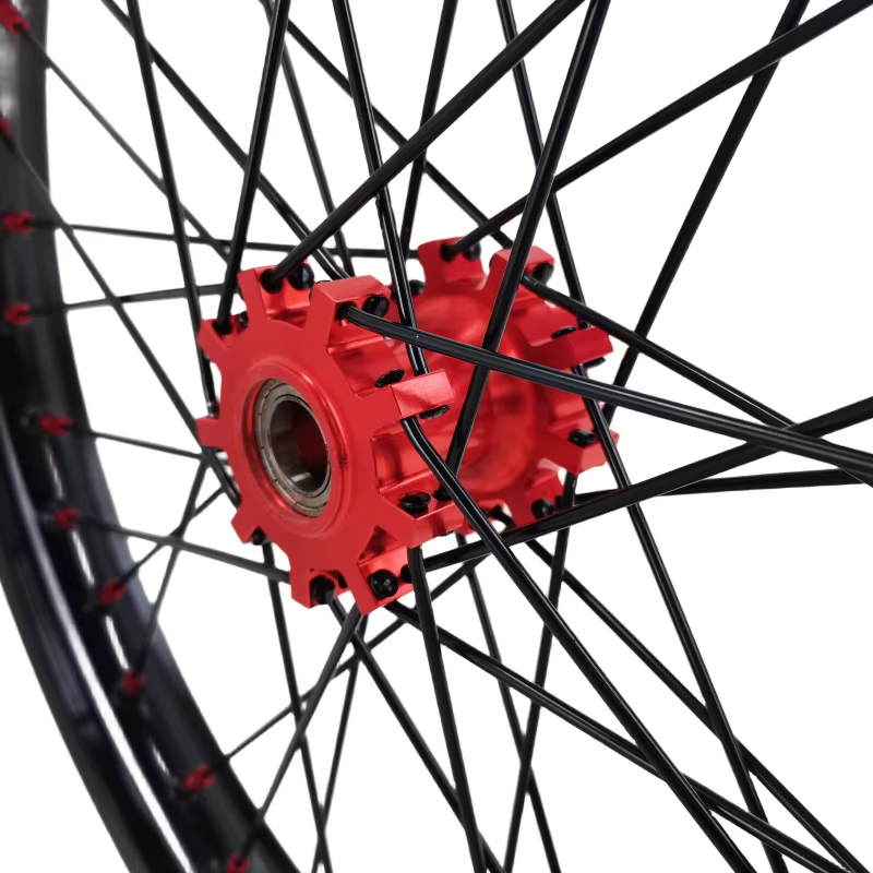 Red Supermoto Wheelset for LBX