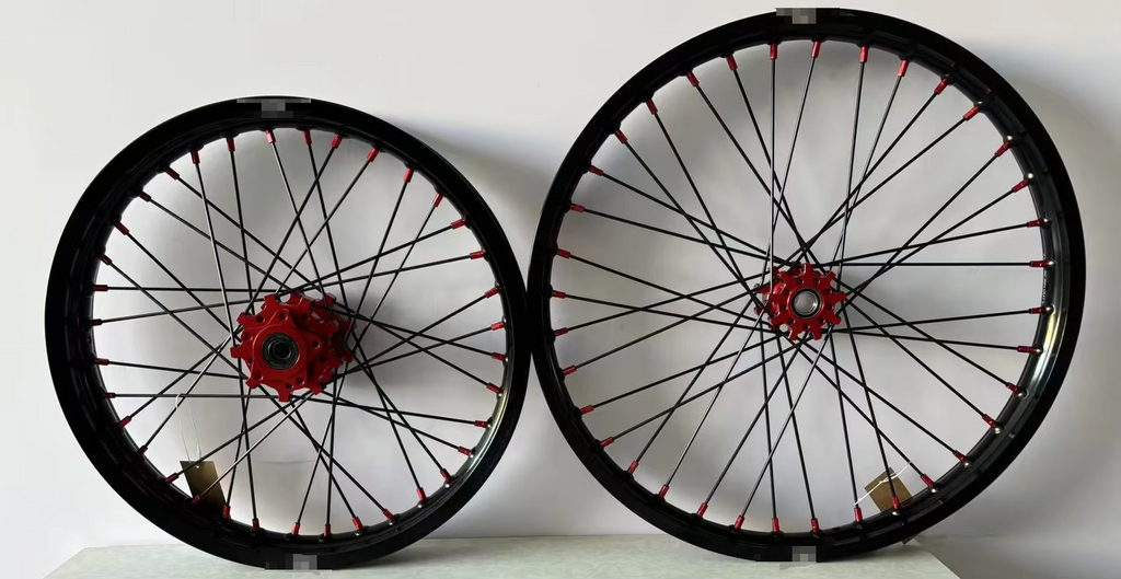 Red Supermoto Wheelset for LBX