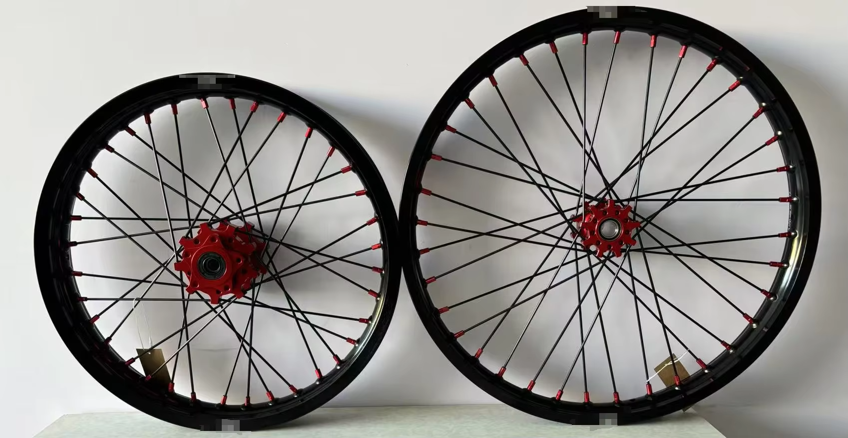 Red Supermoto Wheelset for LBX