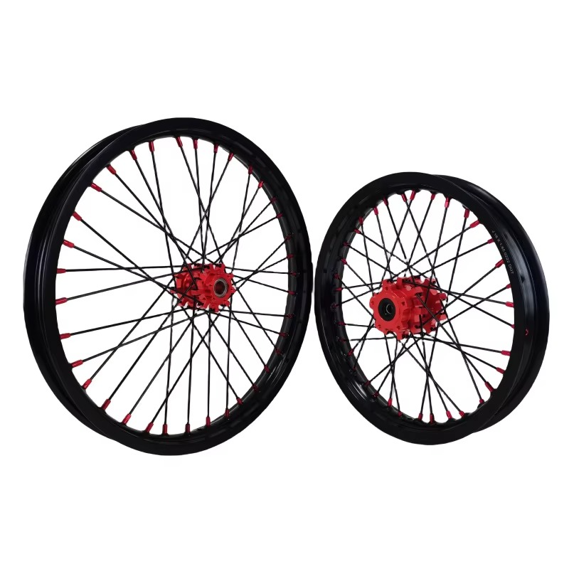 Red Supermoto Wheelset for LBX