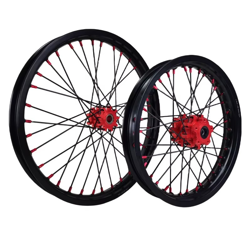 Red Supermoto Wheelset for LBX