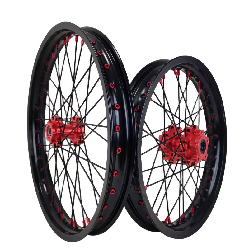 Red Supermoto Wheelset for LBX