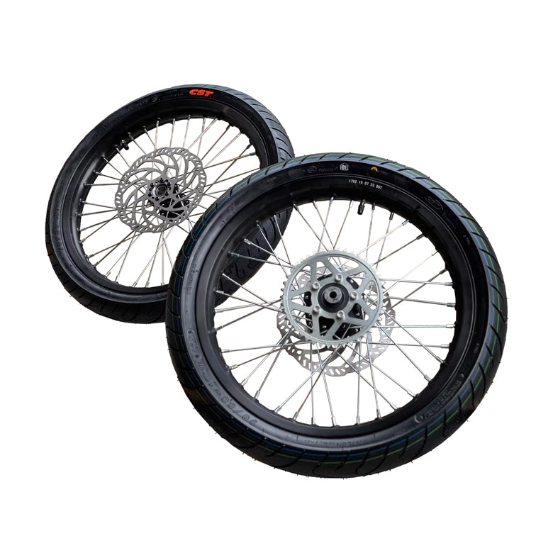 17 inch supermoto wheelset for Light bee