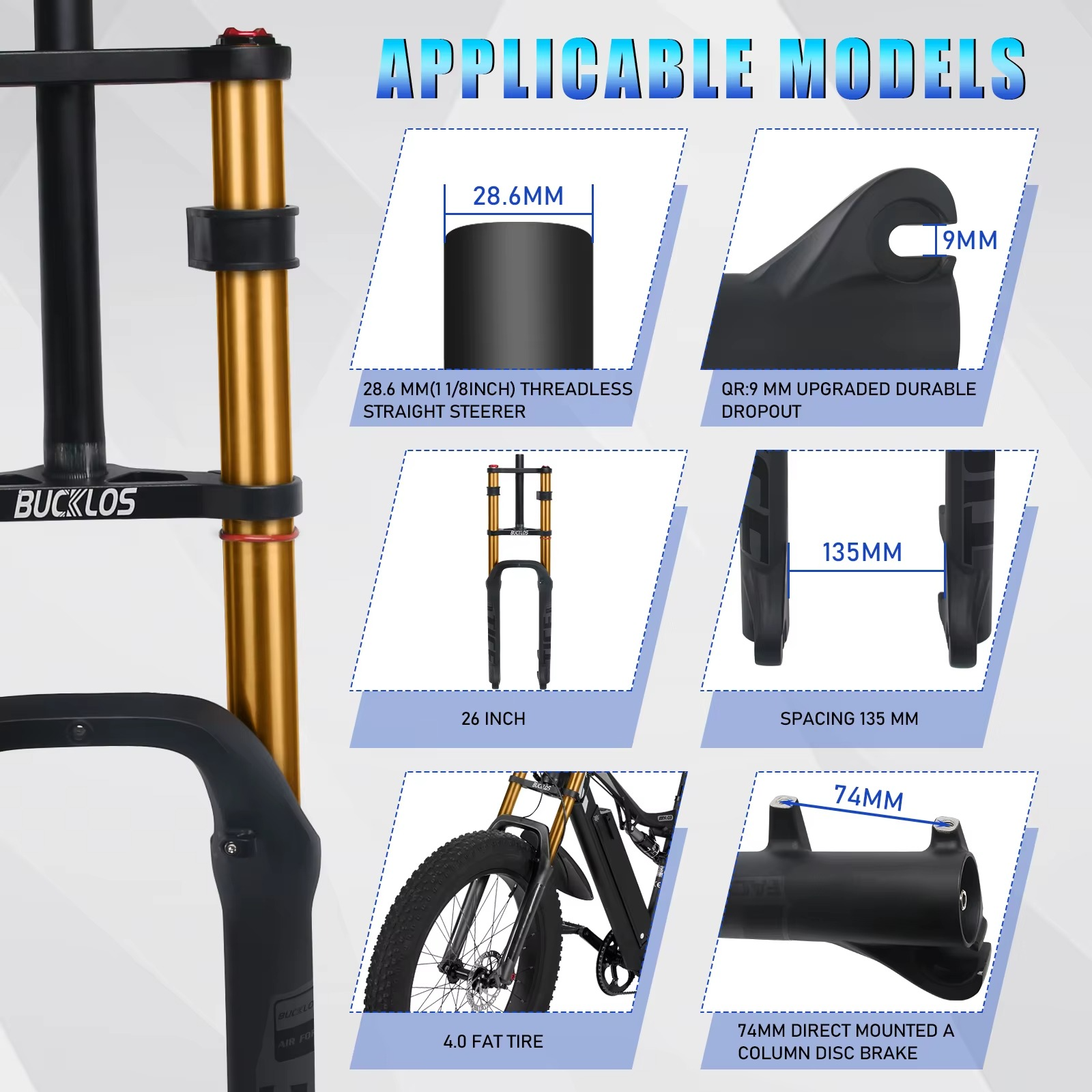 Fat Tire Suspension Fork