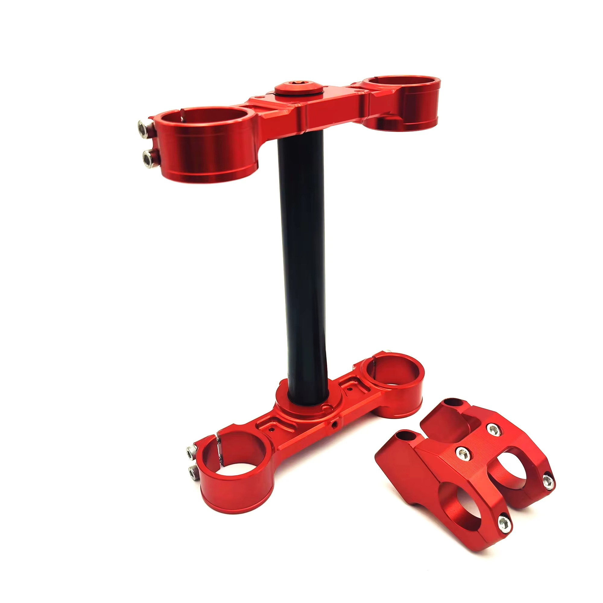 Coloured Fork Clamps for KKE Forks + Direct Mount Stem