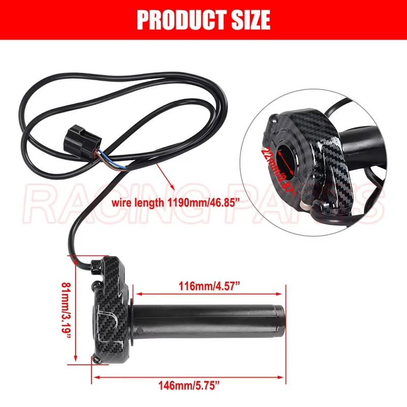 Carbon Fibre Surron Throttle